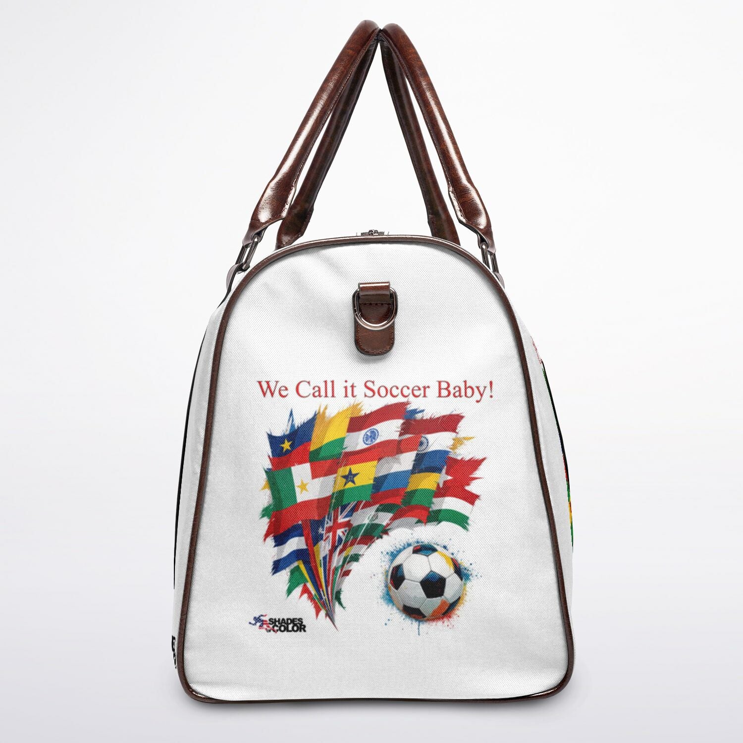 Where Flags Meet the Pitch — Soccer Spirit Duffel