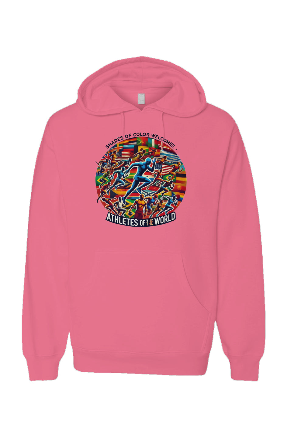 Athletes of the World #1 - Neon Pullover Hoodies