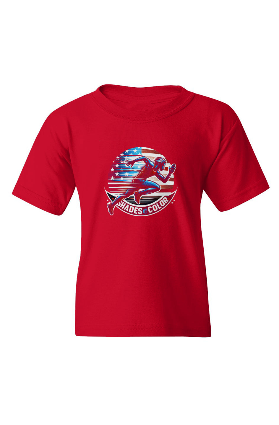 Shades Running Boy #1 - Heavy Cotton Youth T-Shirt