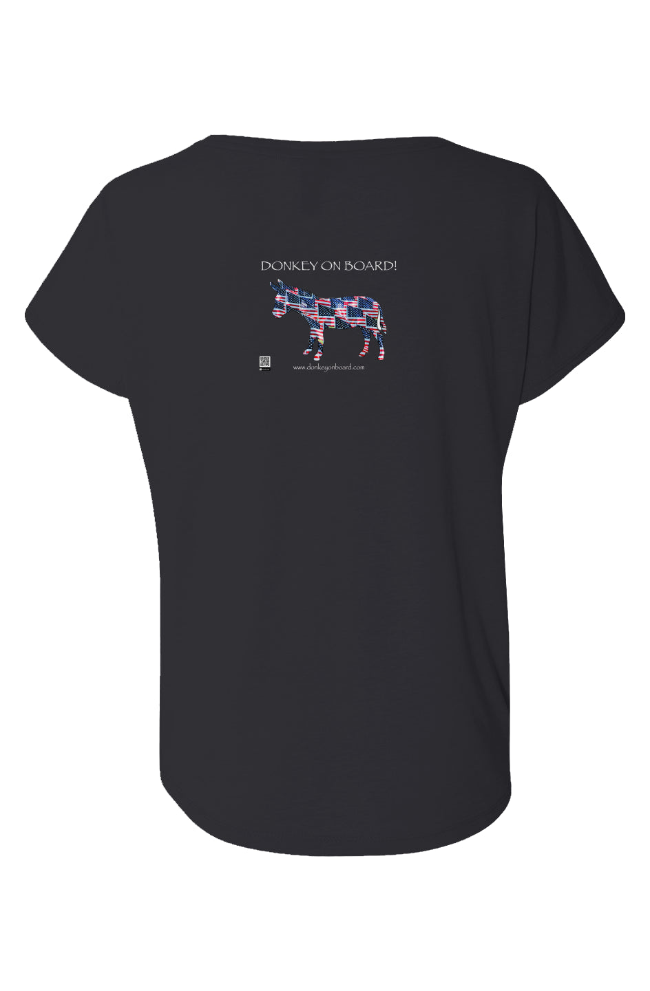 Graffiti Donkey #2 Women’s Triblend Short Sleeve Dolman