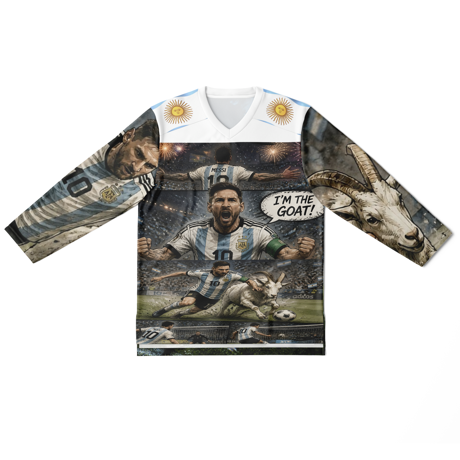 "The Goat" - Messi - Jersey - AOP