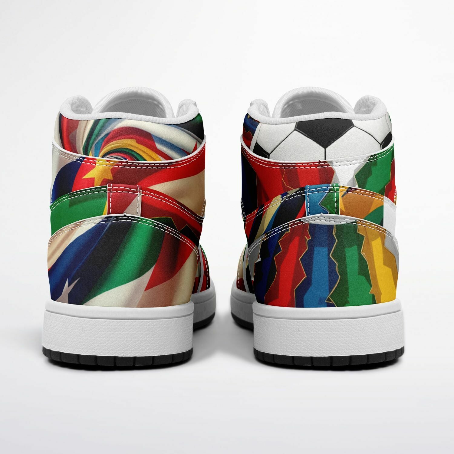 Goal-line Graffiti - Motion High Top Shoes