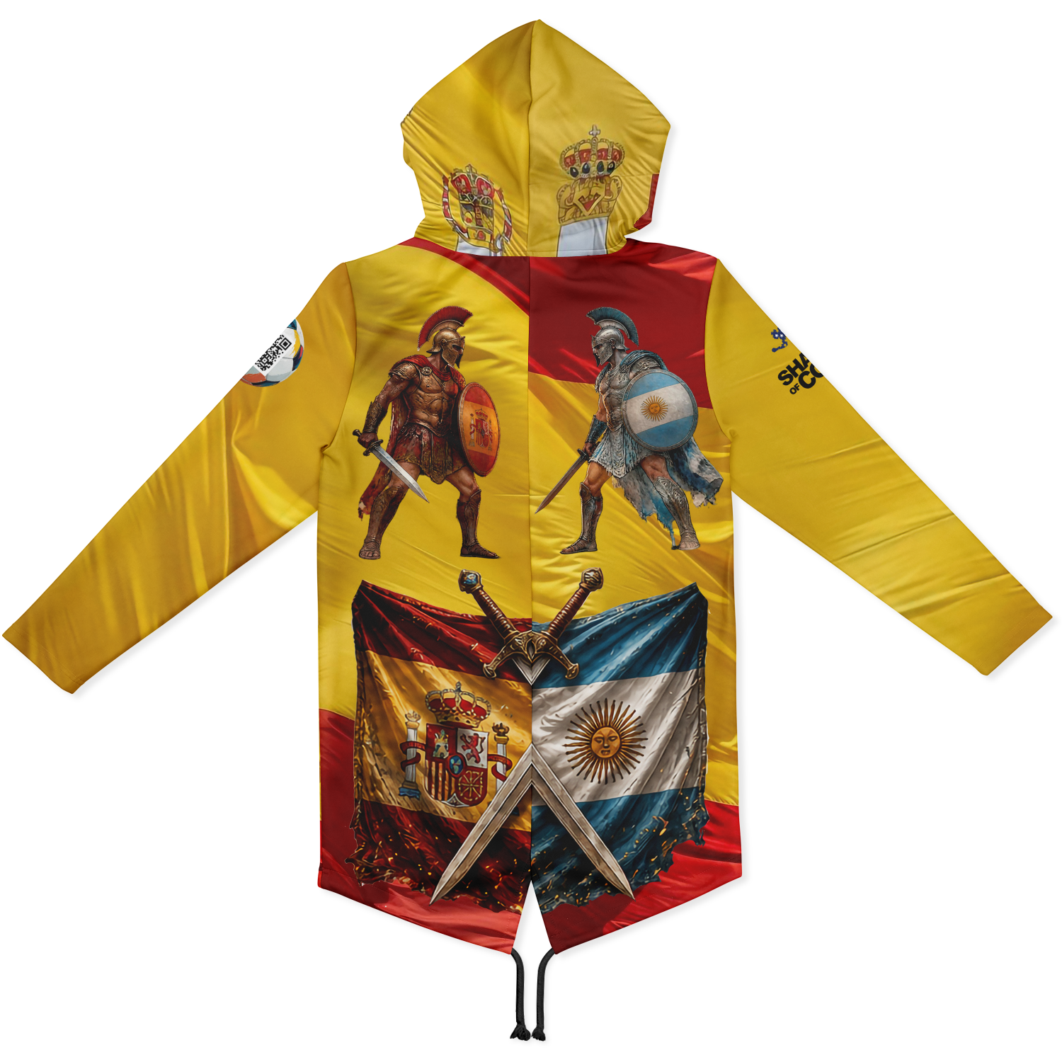 The Night Spain Claimed Two Crowns — A Hooded Tribute in Red and Gold