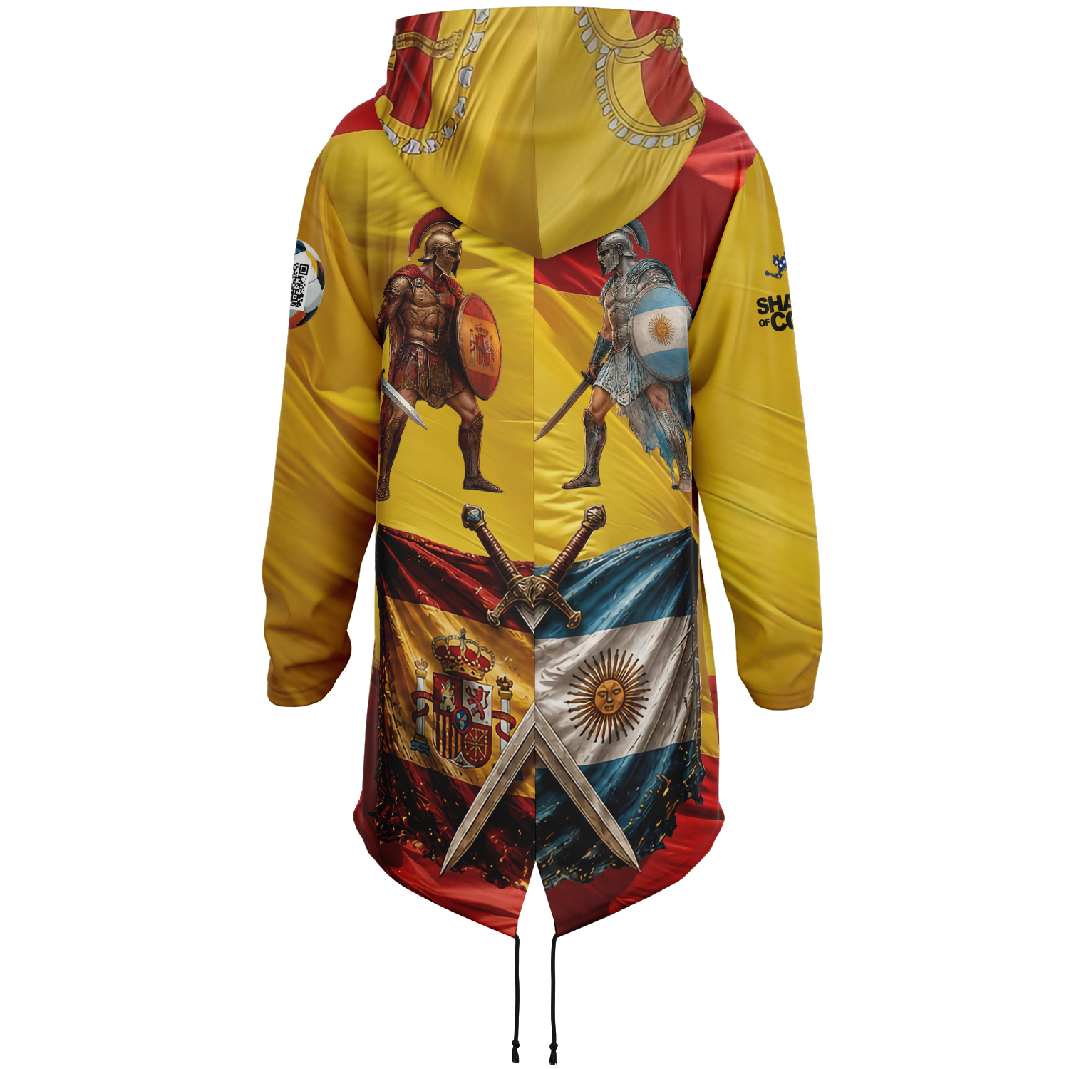 The Night Spain Claimed Two Crowns — A Hooded Tribute in Red and Gold