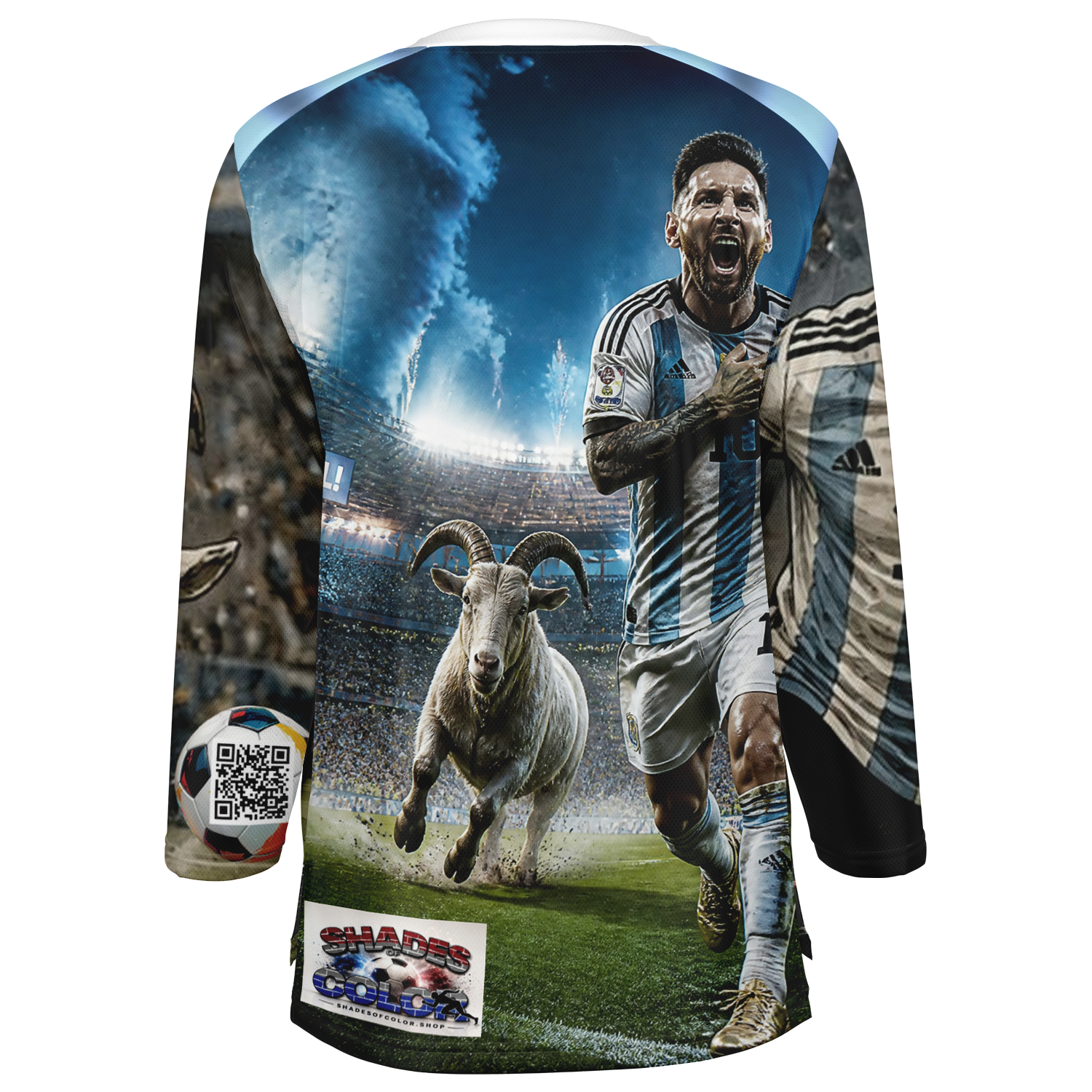 "The Goat" - Messi - Jersey - AOP