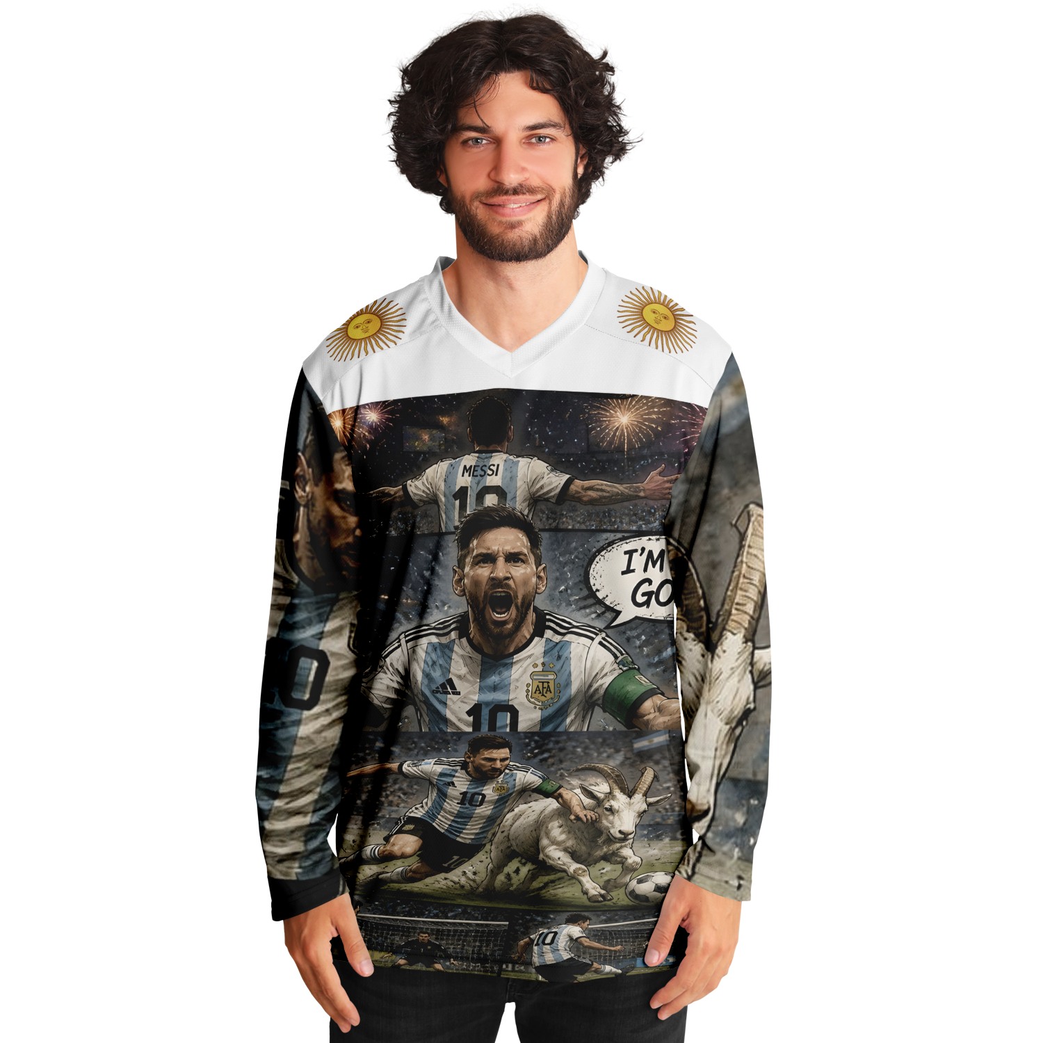 "The Goat" - Messi - Jersey - AOP