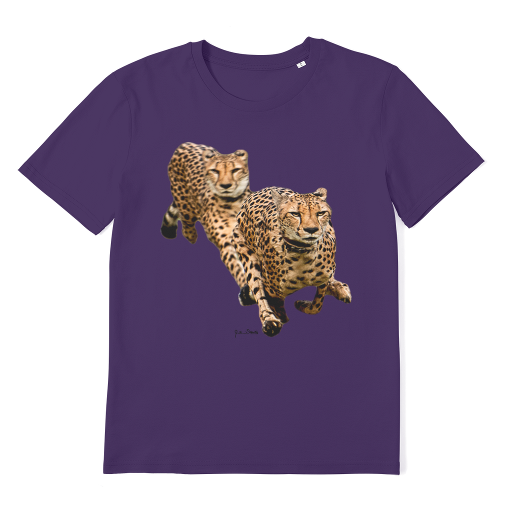 The Cheetah Brothers Premium Organic Adult T-Shirt