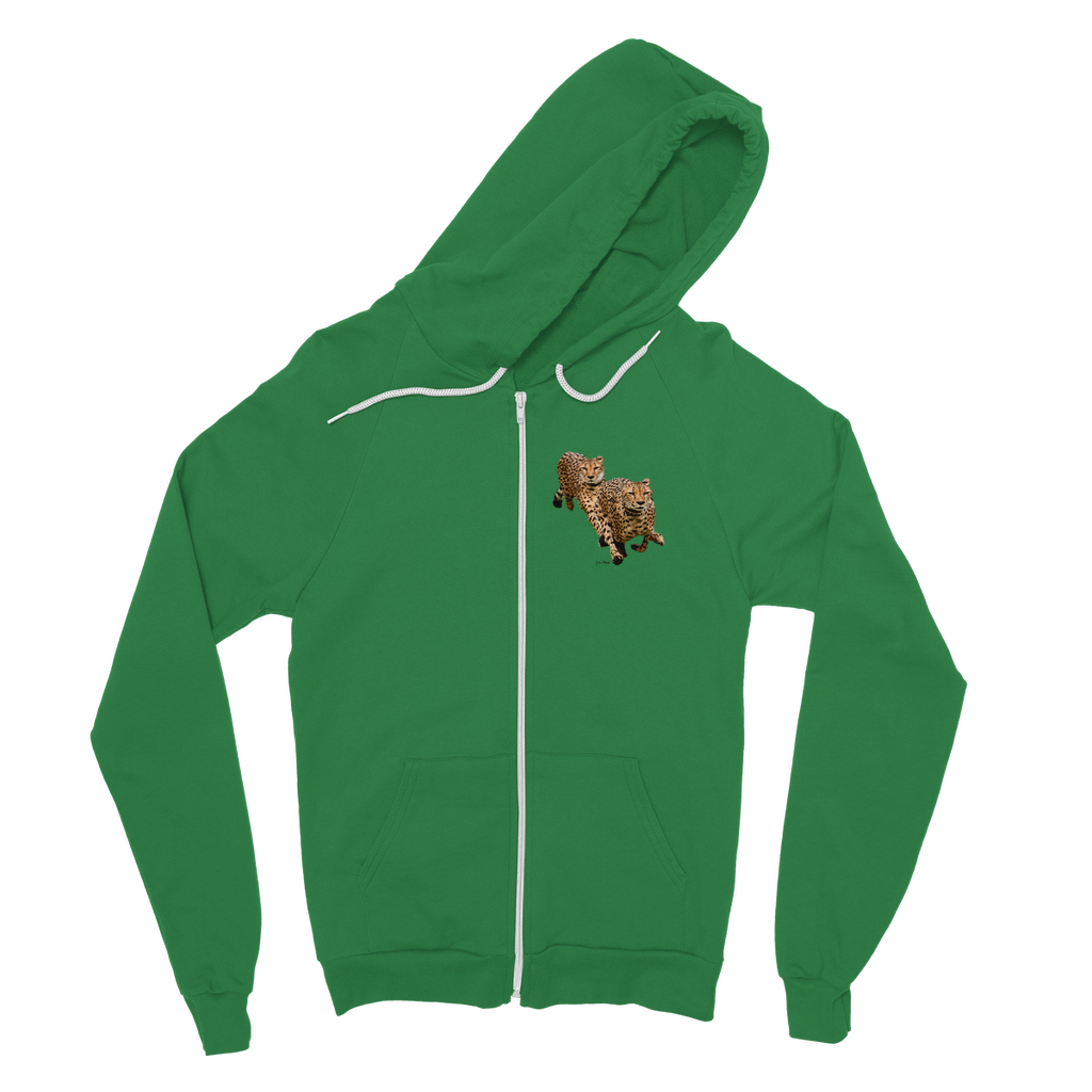 The Cheetah Brothers Classic Adult Zip Hoodie