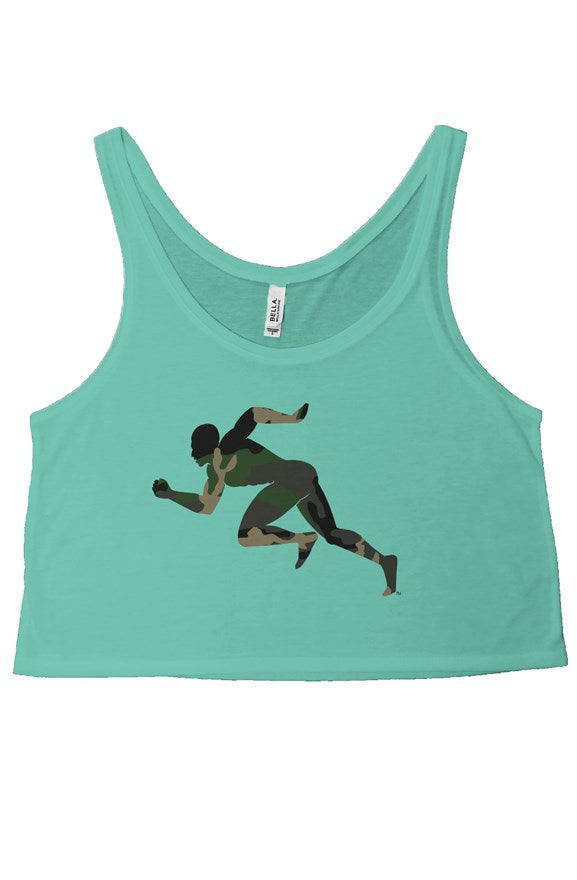 Camouflage "Running Man" tank top
