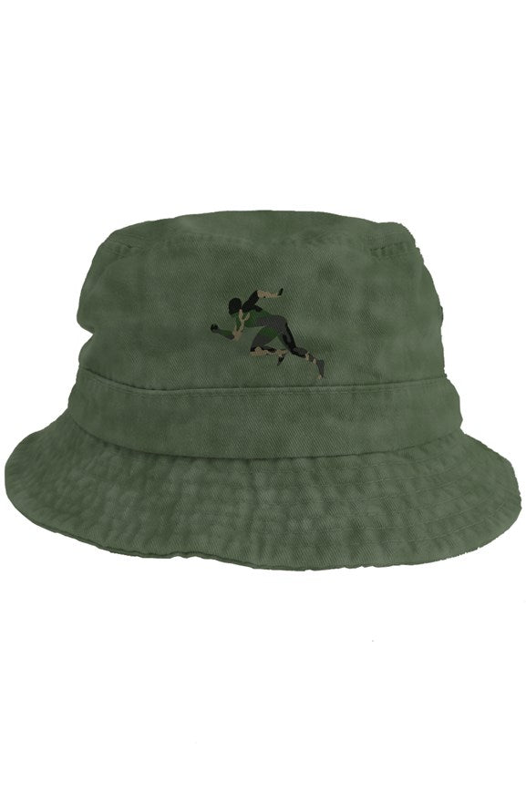 Camouflage "Running Man" bucket
