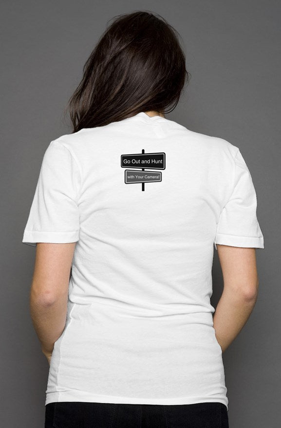 "Go Out And Hunt with Your Camera" Women's deep v neck
