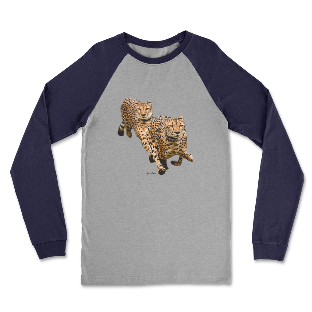 The Cheetah Brothers Classic Raglan Long Sleeve Shirt