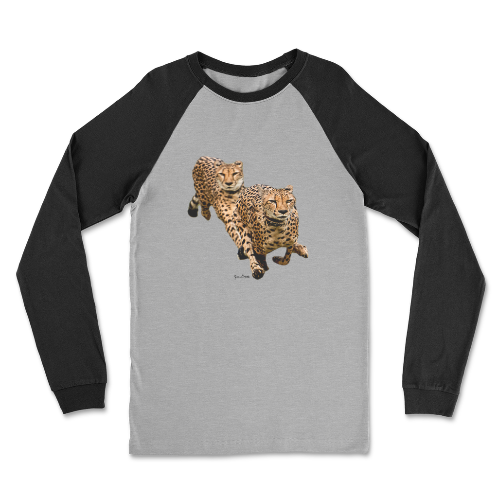The Cheetah Brothers Classic Raglan Long Sleeve Shirt
