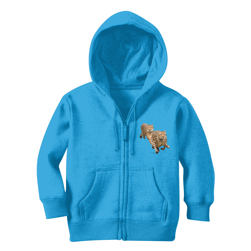 The Cheetah Brothers Classic Kids Zip Hoodie