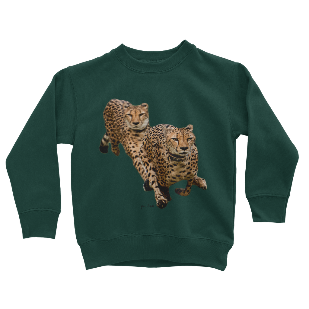 The Cheetah Brothers Classic Kids Sweatshirt