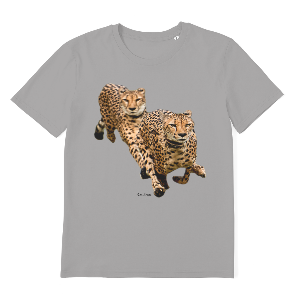 The Cheetah Brothers Premium Organic Adult T-Shirt