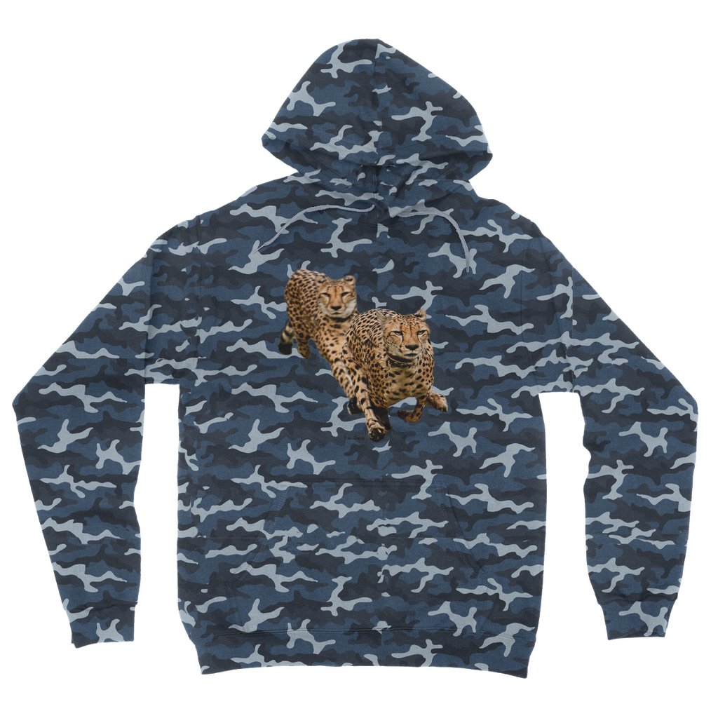 The Cheetah Brothers Camouflage Adult Hoodie