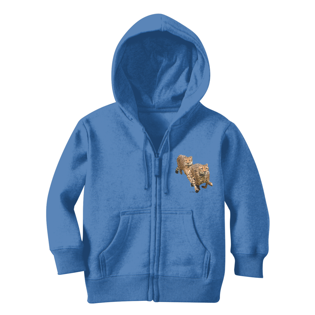 The Cheetah Brothers Classic Kids Zip Hoodie