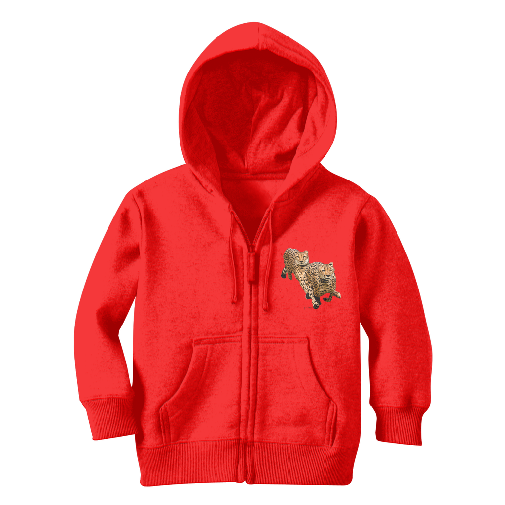 The Cheetah Brothers Classic Kids Zip Hoodie