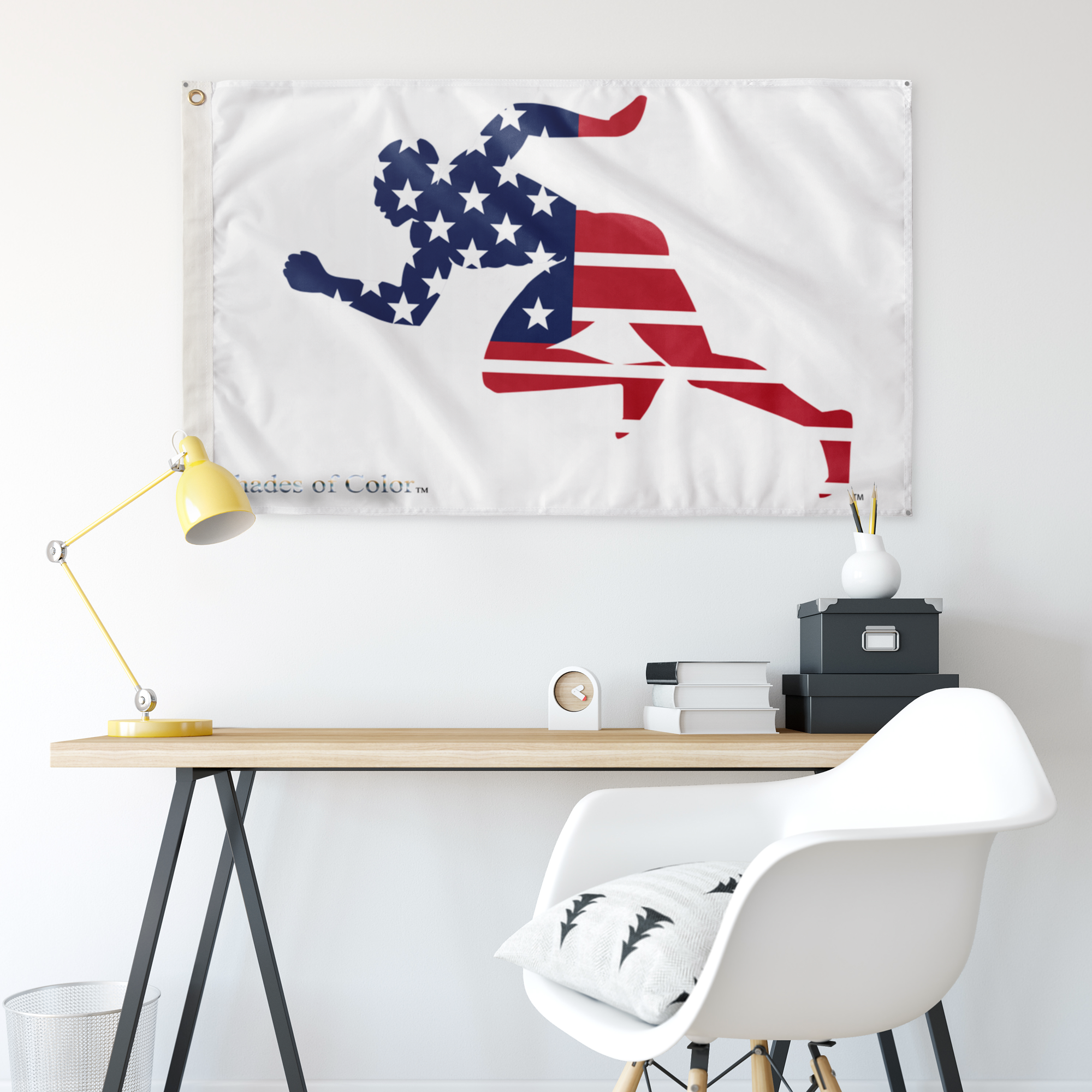 "Running Man" in Stars & Stripes