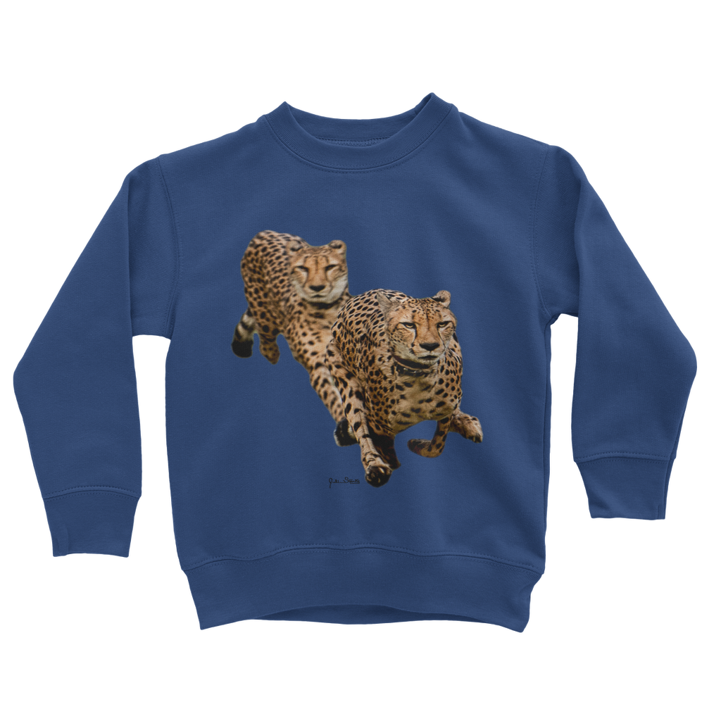 The Cheetah Brothers Classic Kids Sweatshirt