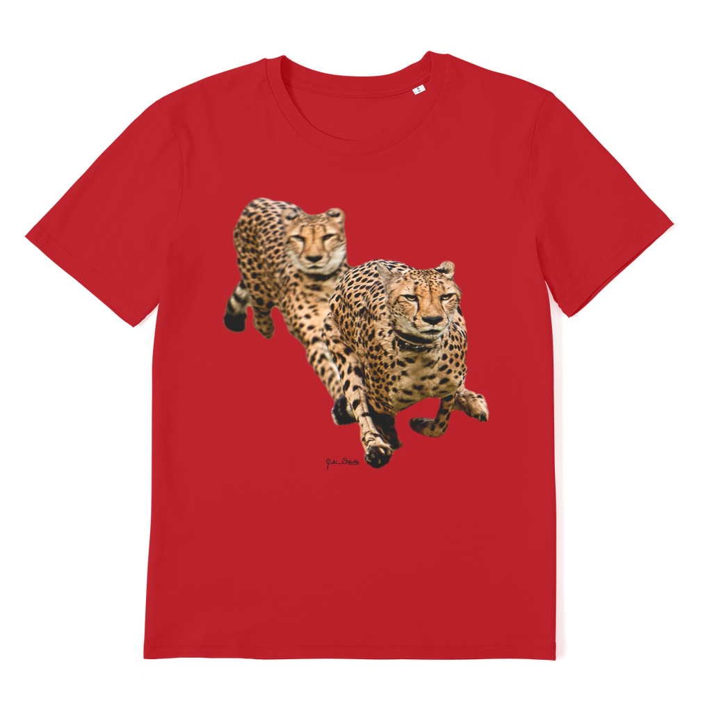 The Cheetah Brothers Premium Organic Adult T-Shirt