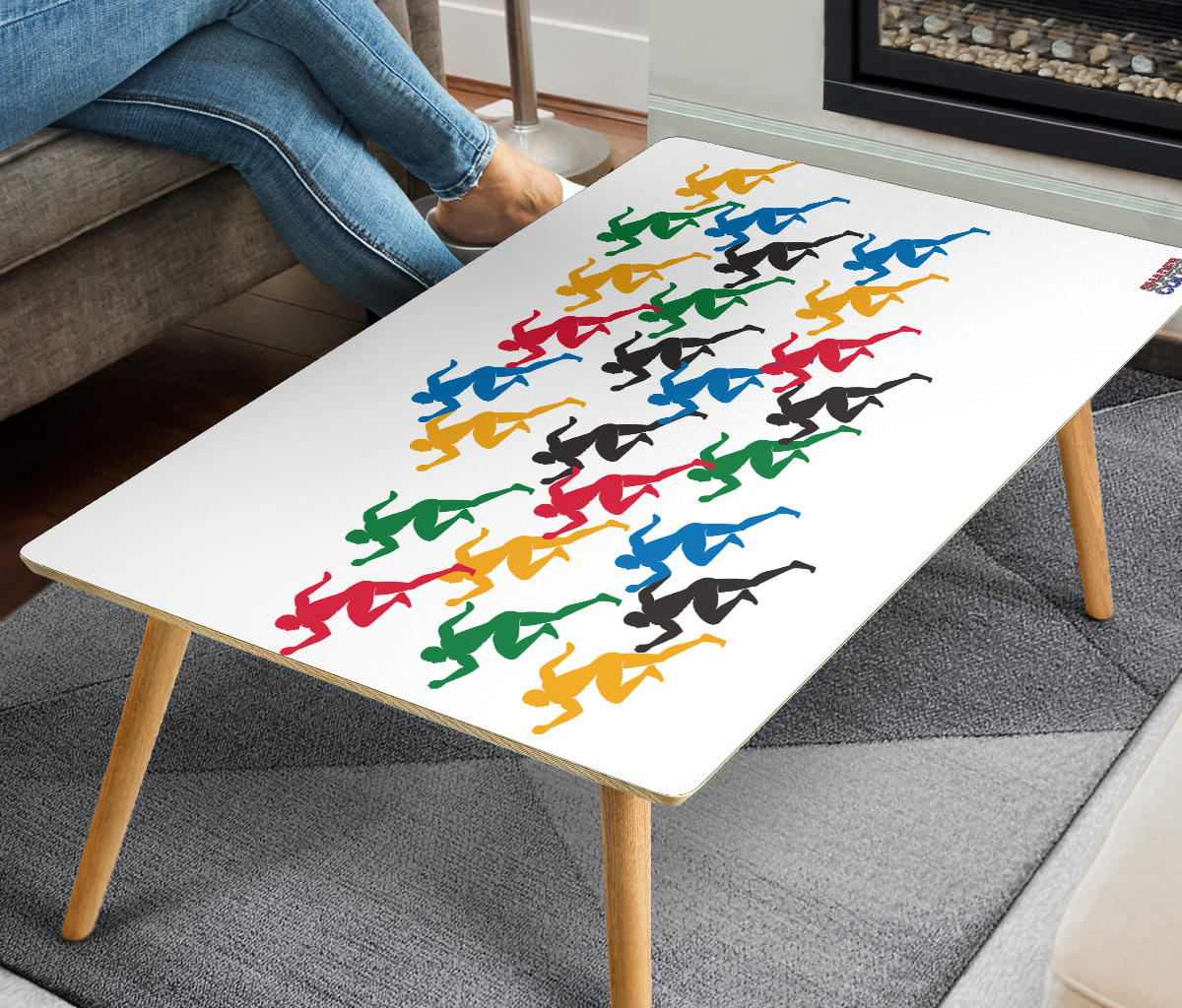 Colorful "Running Men" Everywhere!