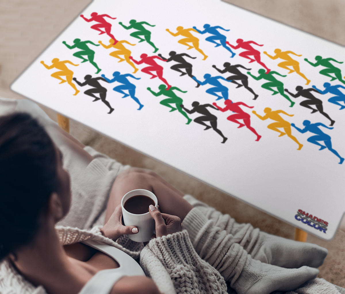 Colorful "Running Men" Everywhere!