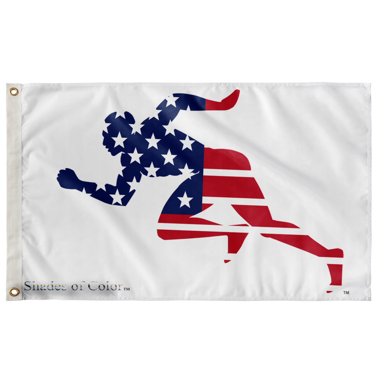"Running Man" in Stars & Stripes