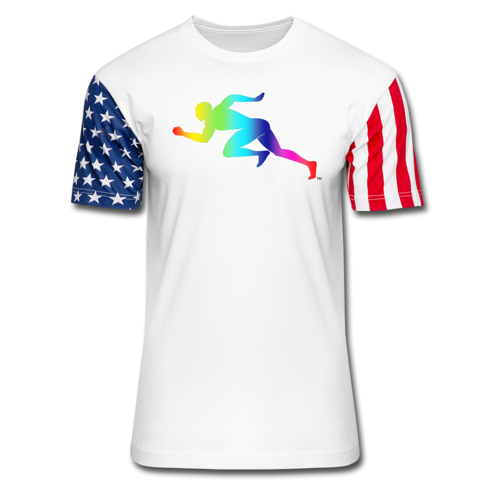 Unisex Stars & Stripes T-Shirt - white