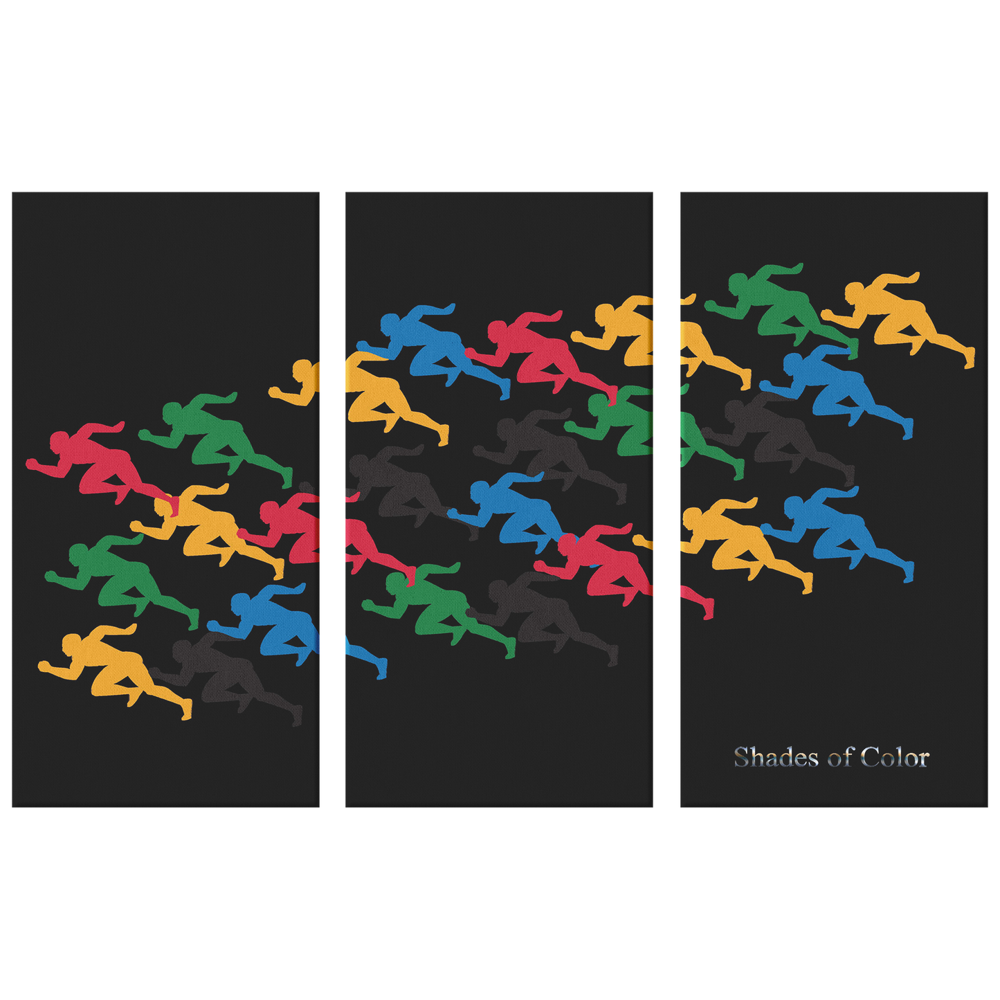 Colorful "Running Men" Everywhere!