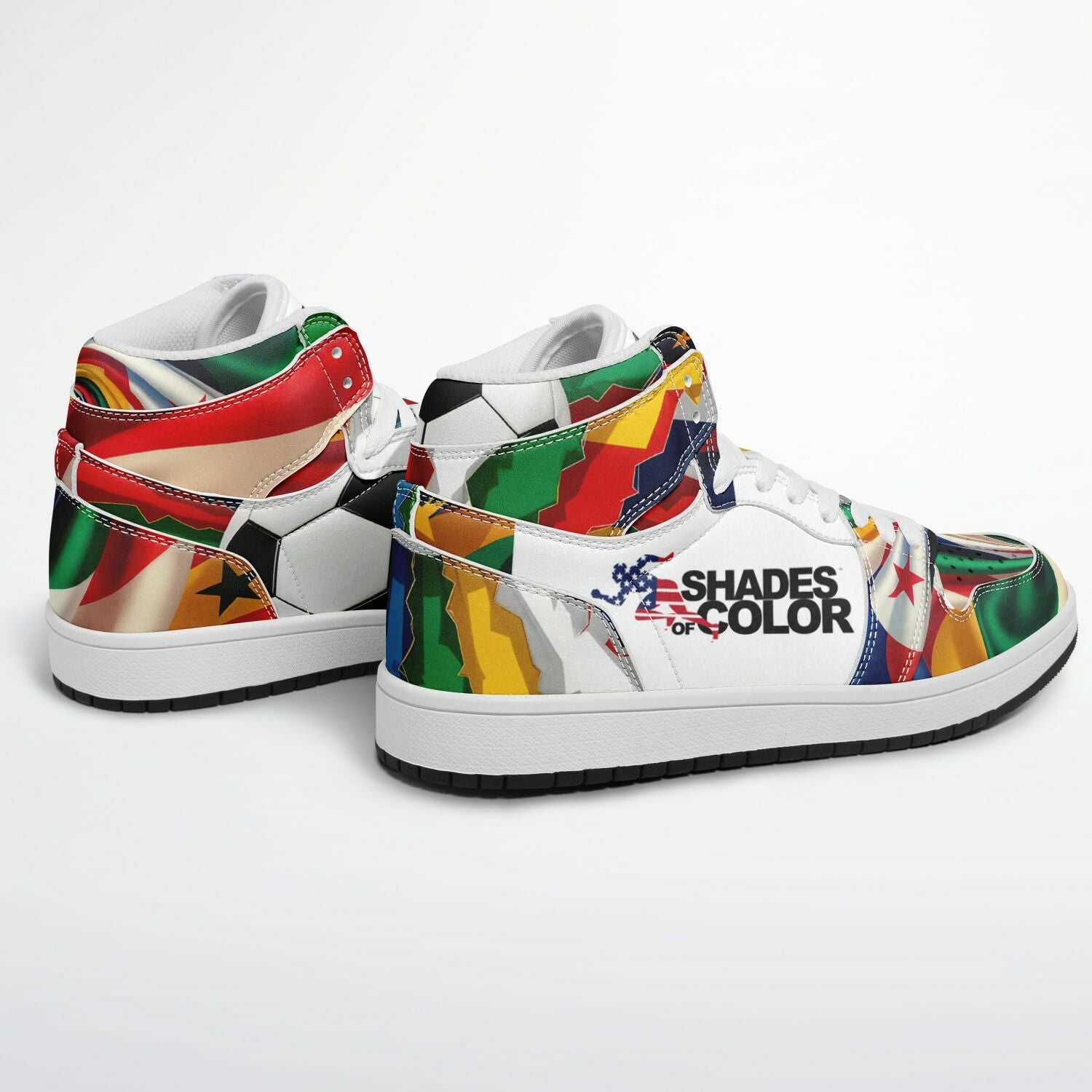 Goal-line Graffiti - Motion High Top Shoes