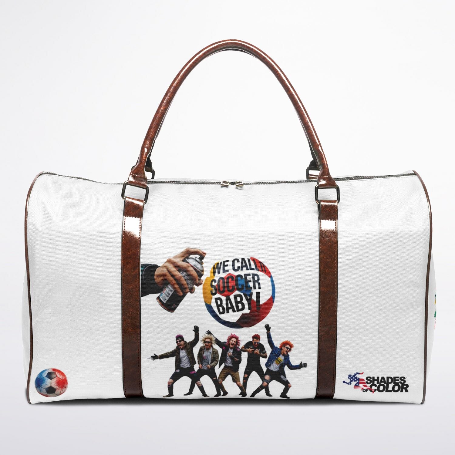 Where Flags Meet the Pitch — Soccer Spirit Duffel