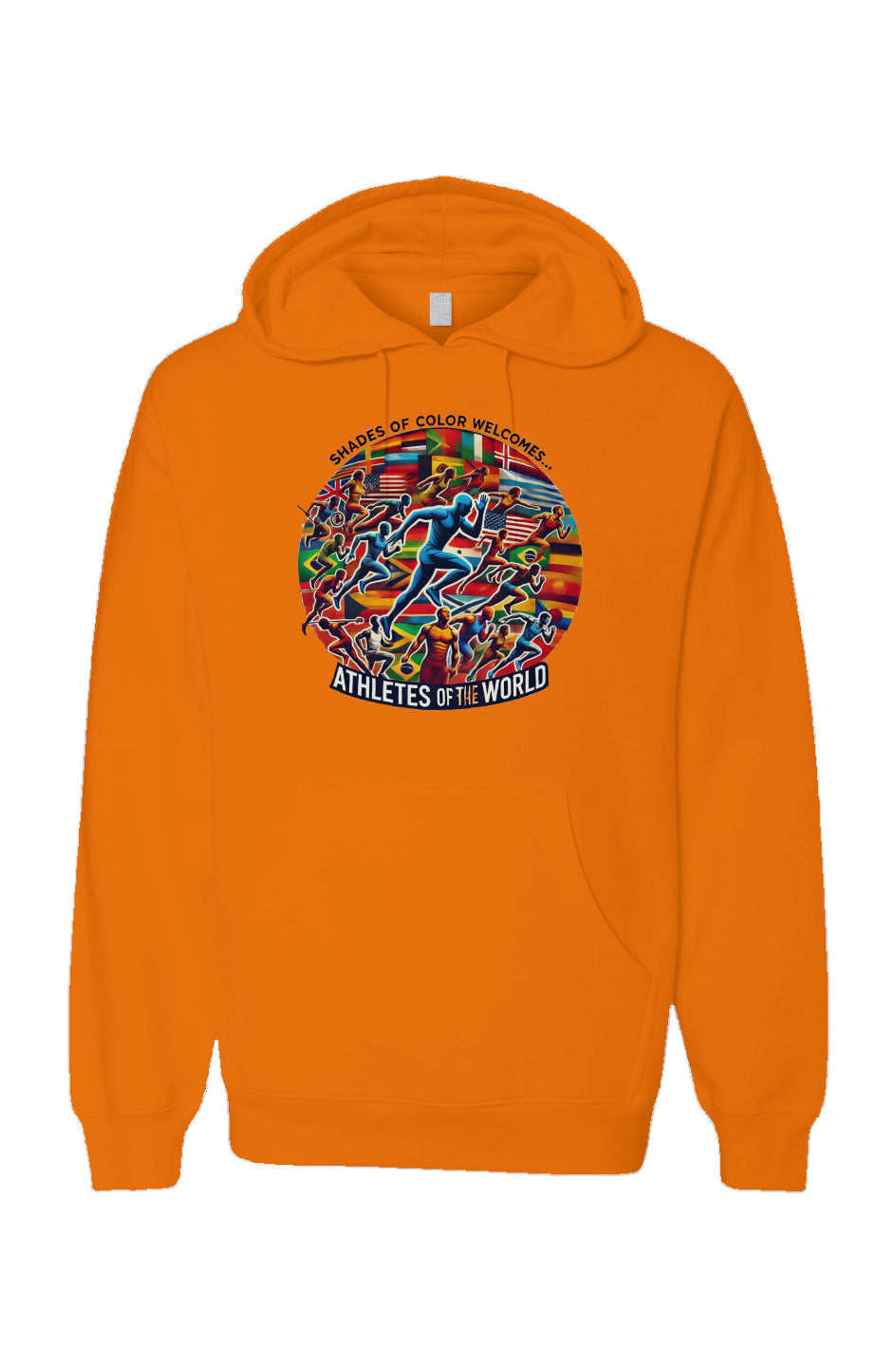 Athletes of the World #1 - Neon Pullover Hoodies