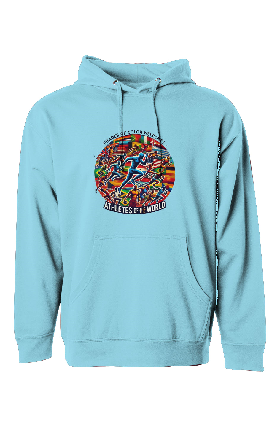 Athletes of the World #1 - independent pullover hoody