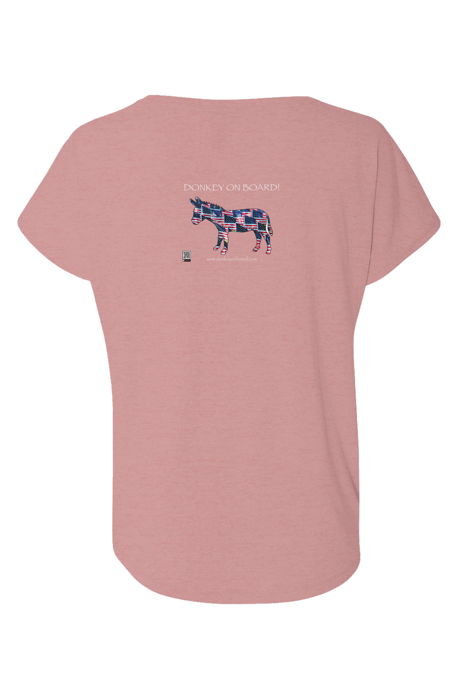 Graffiti Donkey #2 Women’s Triblend Short Sleeve Dolman