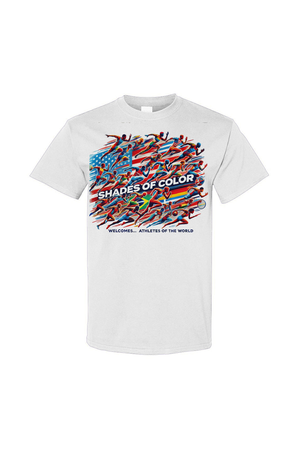 Athletes of the World #2 - Gildan Cotton T Shirt