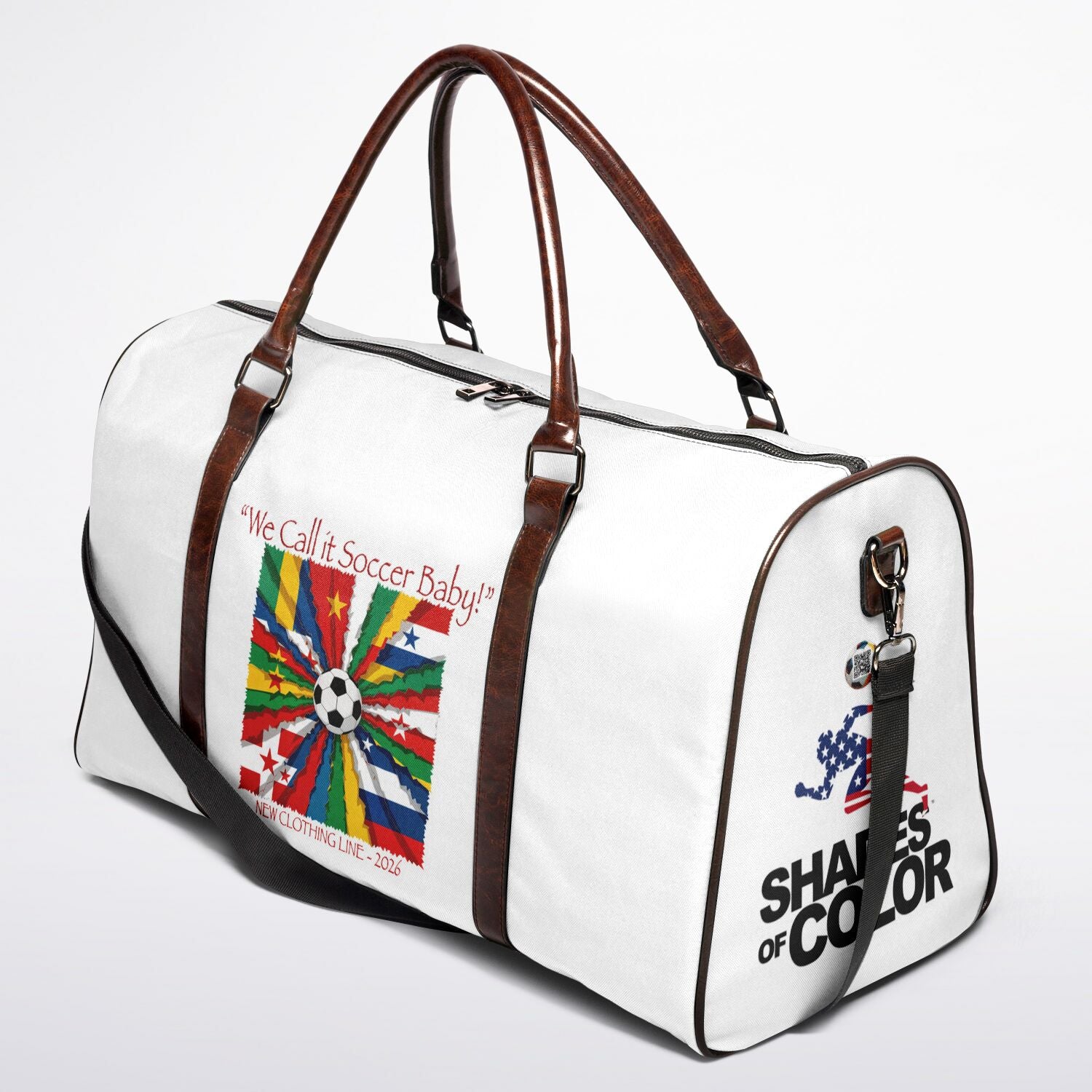Where Flags Meet the Pitch — Soccer Spirit Duffel
