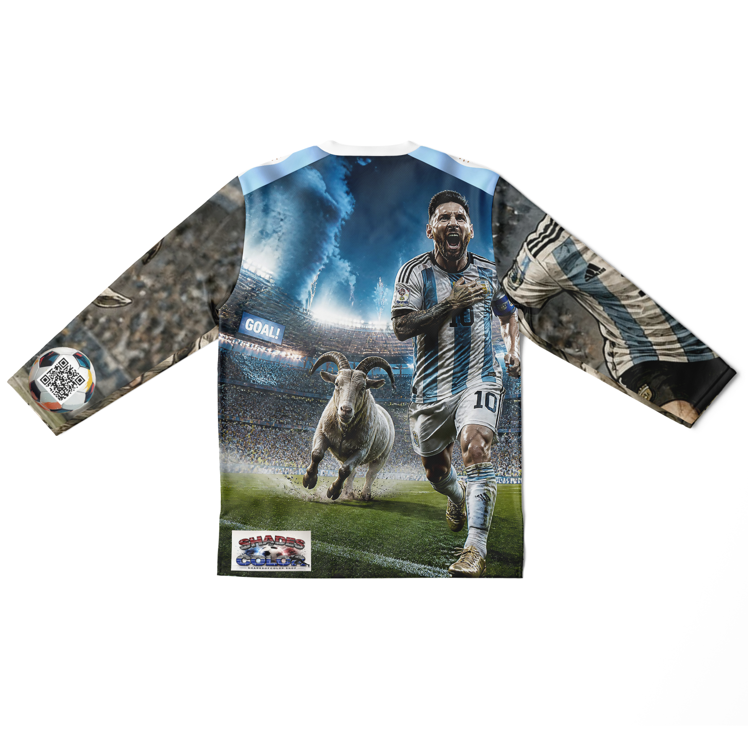 "The Goat" - Messi - Jersey - AOP