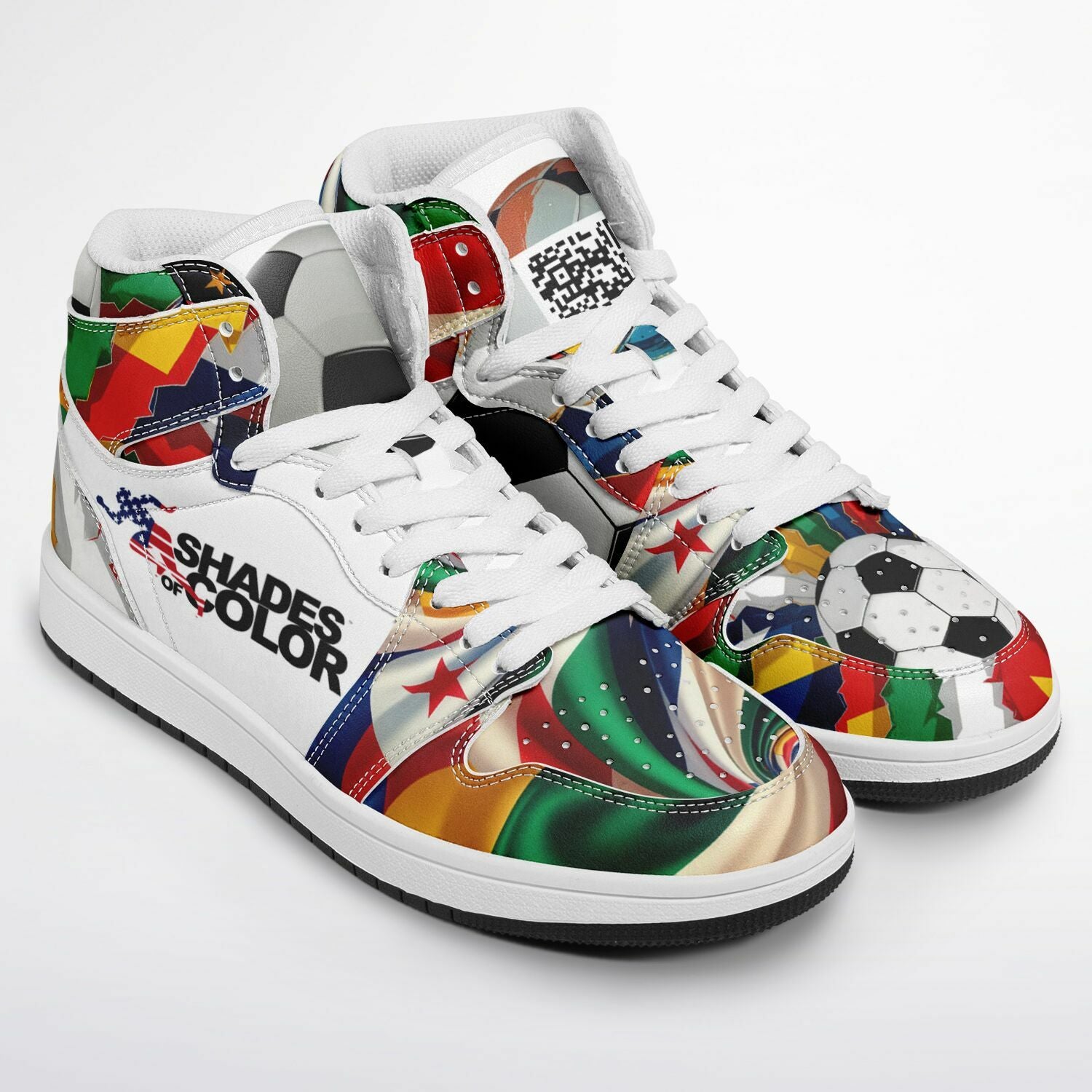 Goal-line Graffiti - Motion High Top Shoes