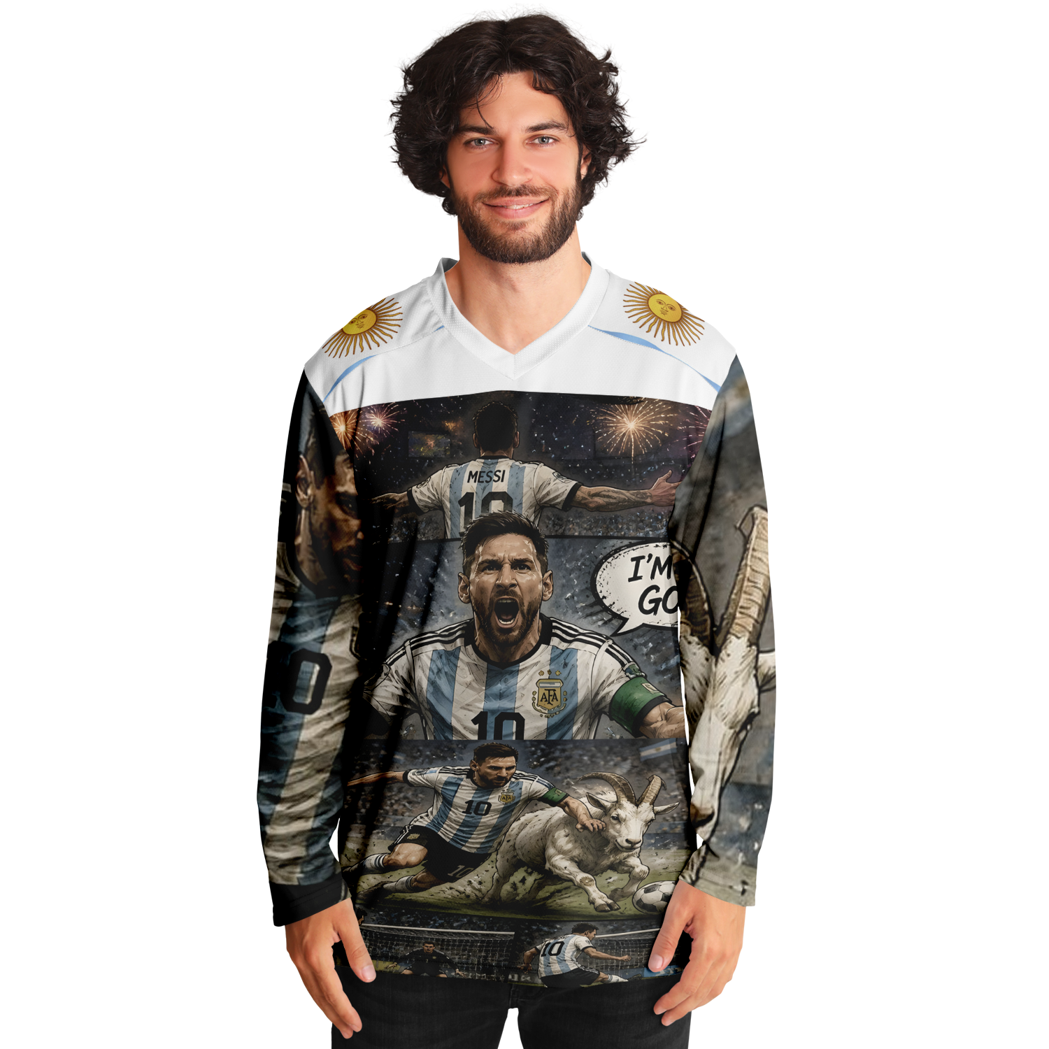 "The Goat" - Messi - Jersey - AOP