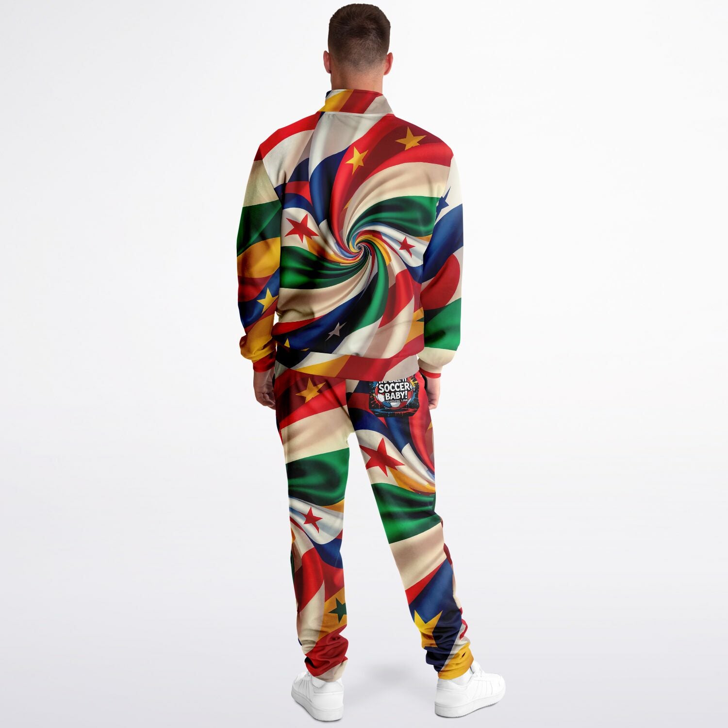 Galaxy in Motion — A Star-Swirled Tracksuit for Playful Confidence