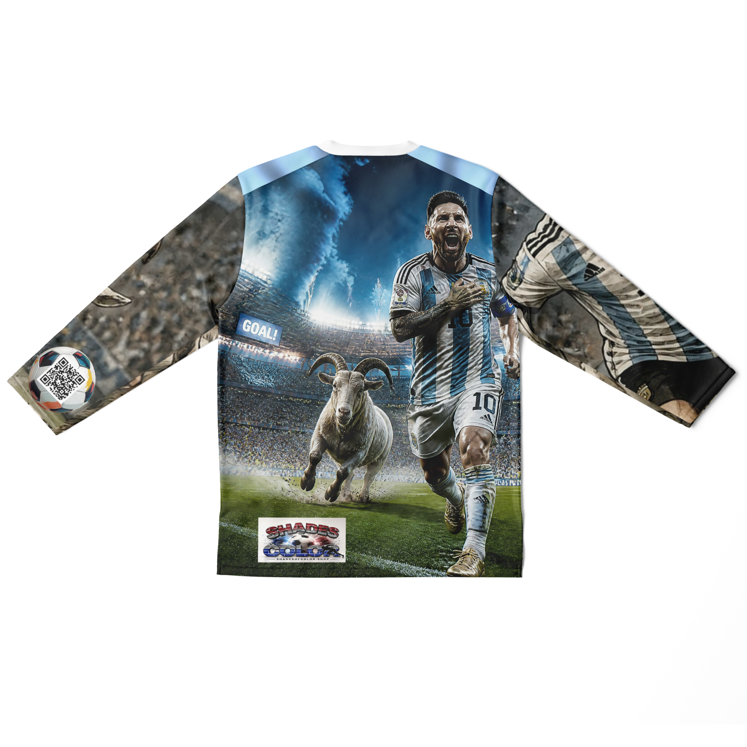 "The Goat" - Messi - Jersey - AOP