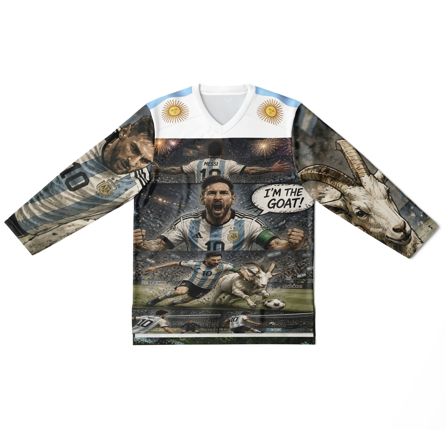 "The Goat" - Messi - Jersey - AOP