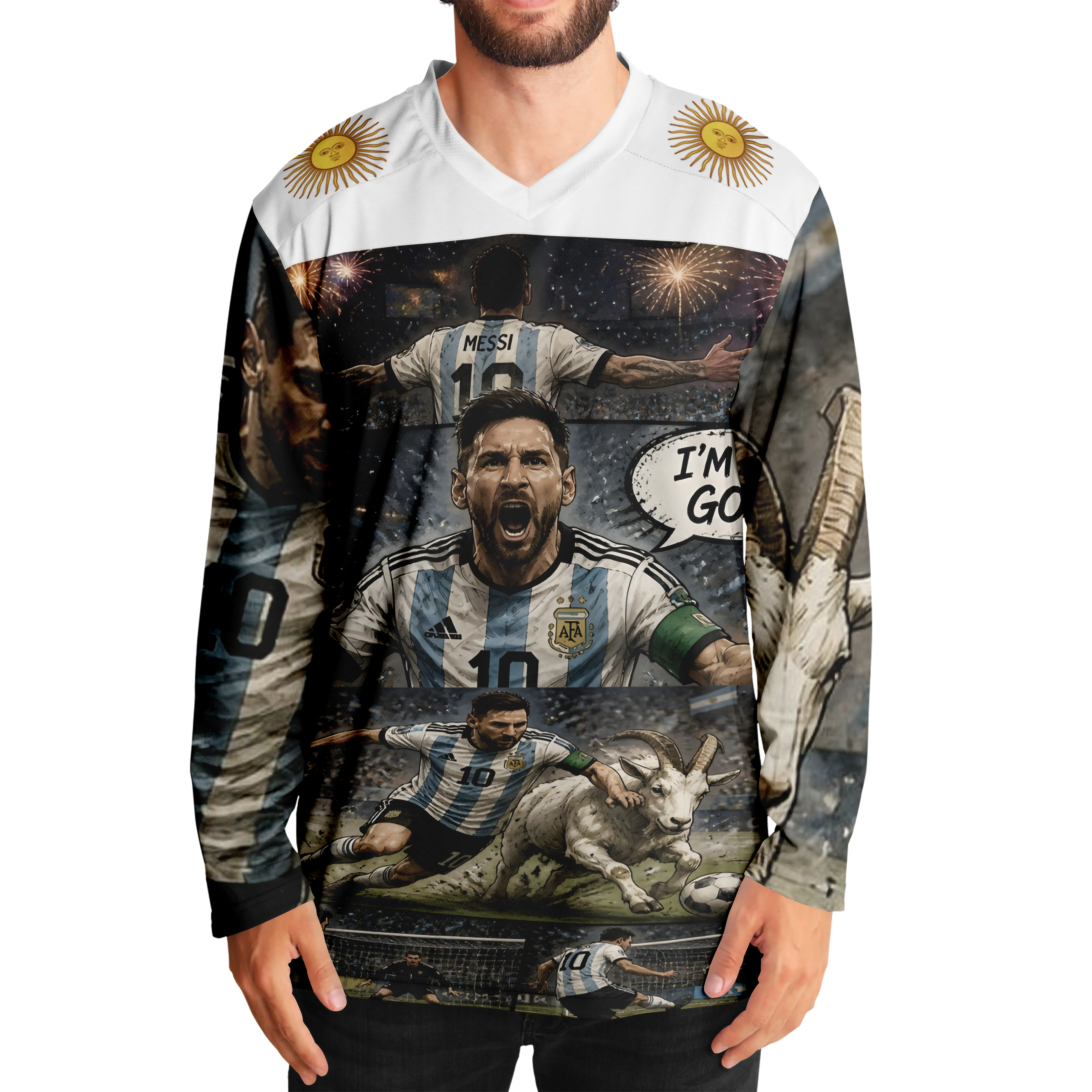 "The Goat" - Messi - Jersey - AOP