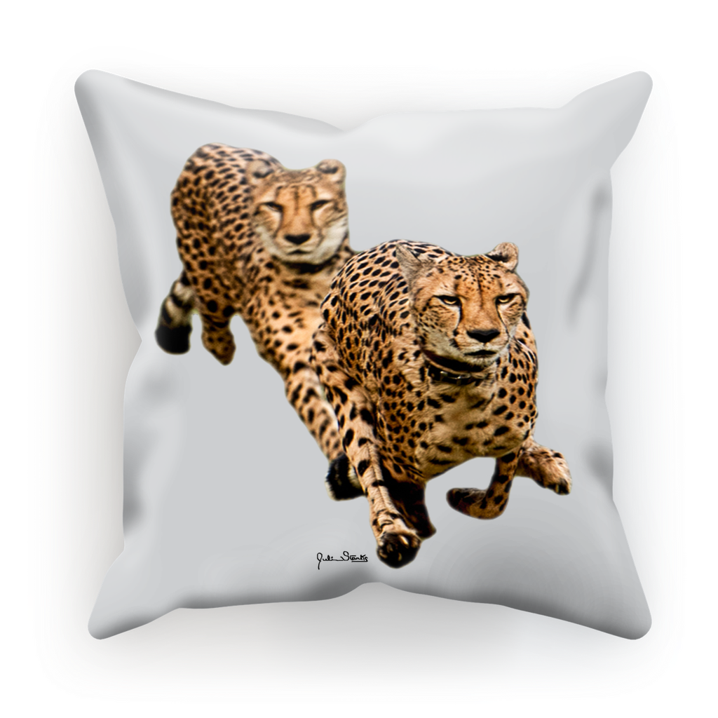 The Cheetah Brothers Sublimation Cushion Cover