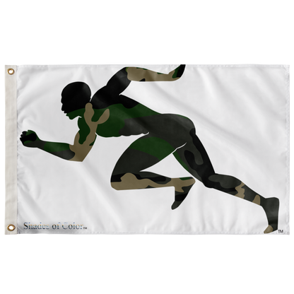 Camouflage "Running Man" Flag of Freedom