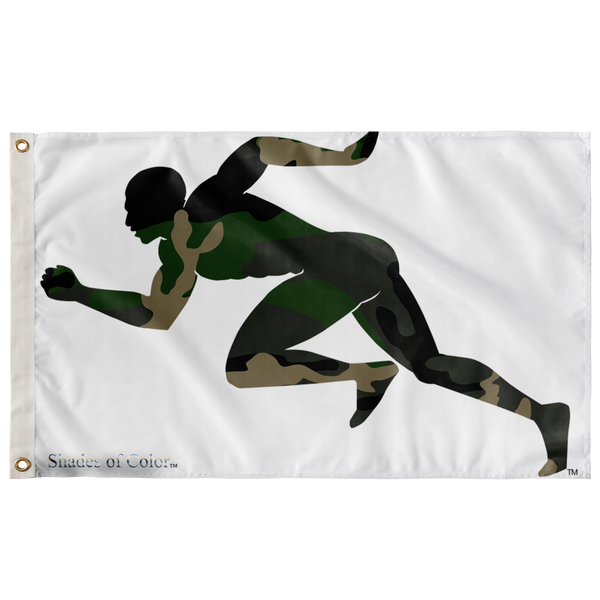 Camouflage "Running Man" Flag of Freedom