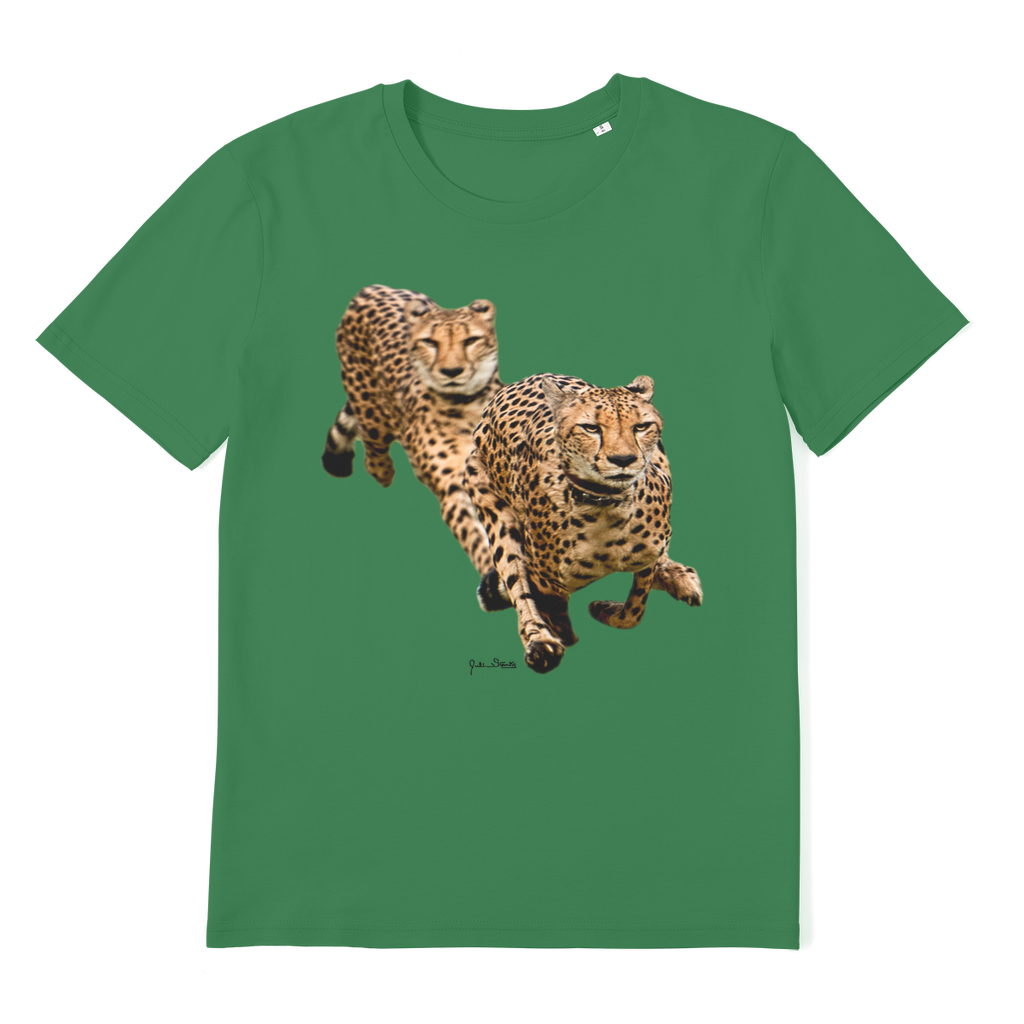 The Cheetah Brothers Premium Organic Adult T-Shirt