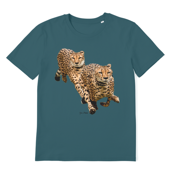 The Cheetah Brothers Premium Organic Adult T-Shirt